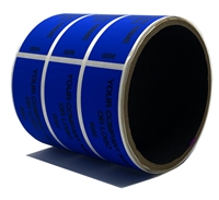 Non Residue Tamper Proof Blue Labels, Non Residue Tamper Proof Blue Seals, Non Residue Tamper Proof Blue Stickes