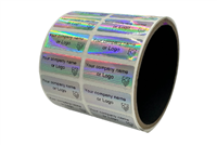 Holographic Rainbow Novavision Label, Holographic Rainbow Novavision Sticker, Holographic Rainbow Non Novavision Seal,