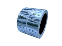 250 Silver Bright/ Chrome TamperGuard Tamper-Evident Security Label Seal Sticker Non Residue, Rectangle 1.5" x 0.6" (38mm x 15mm). Printed: Warranty Void if Removed + Serial Number.