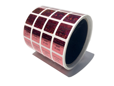 Cheap  Hologram tamper Proof, Red Cheap  Hologram Sticker, Red Cheap  Hologram Seal