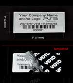 Tamper Evident Foil Label, Tamper Proof Foil Label, Foil Security Label, Foil Warranty Label
