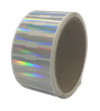 holographic calibration dogbone security label, holographic calibration dogbone security seal, holographic calibration dogbone tapmer evident sticker, holographic calibration dogbone security tag