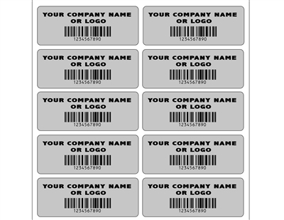 Asset Identification Security Labels, Asset Identification Security Tags, Asset Identification Security Stickers