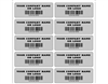 Silver ID Labels, Silver ID Stickers, Silver ID Tags