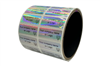 Holographic Rainbow Non Residue Security Label, Holographic Rainbow Non Residue Security Sticker, Holographic Rainbow Non Residue Security Seal,