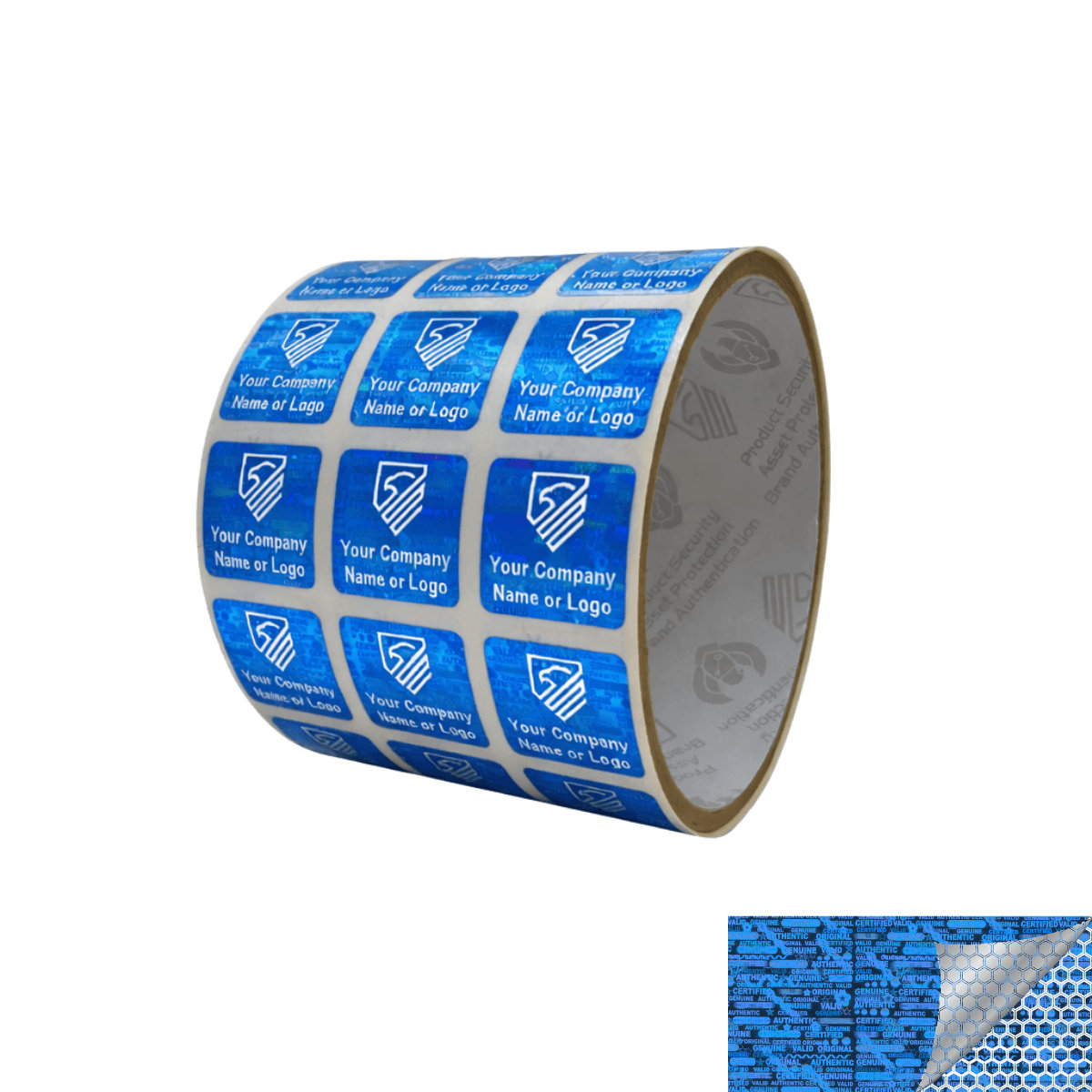 Étiquettes Holographiques De Sécurité - 25x15 Mm - Numéro De Série Unique - Protection Anti-Contrefaçon