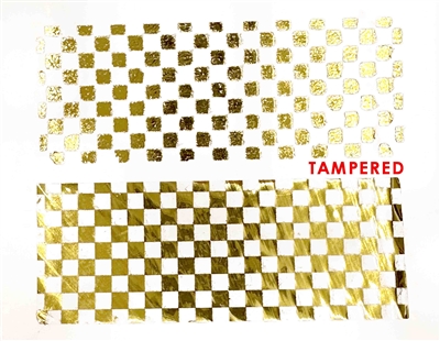 Metallic Gold Tamper Evident Label,  Metallic Gold Tamper Evident Sticker,  Metallic Gold Tamper Evident Seal