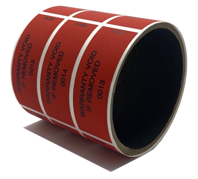 Non-Residue red tamper proof Labels, Non-Residue red tamper proof Stickers, Non-Residue red tamper proof Tags, Non-Residue red tamper proof Seals