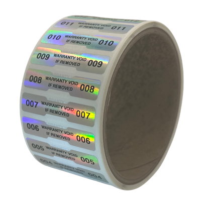 Non Residue Rainbow tamper evident Labels, Non Residue Rainbow tamper evident Dog bone Stickers, Non Residue Rainbow tamper evident Tags, Non Residue Rainbow tamper evident Seals