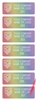 10,000 Rainbow TamperColor Tamper Evident Security Label Seal Sticker, size: 2" x 0.75" (51mm x 19mm).Demetalized Laser Customization. >Click on item details to customize it.
