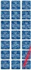 10,000 Tamper Evident Holographic Bright Blue Security Label Seal Sticker, Square 0.75" (19mm). Demetalized Laser Customization. >Click on item details to customize it.