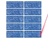10,000 Tamper Evident Hologram Bright Blue Security Label Seal Sticker, Rectangle 1.5" x 0.6" (38mm x 15mm). Demetalized Laser Customization. >Click on item details to customize it.