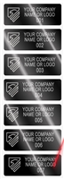 1,000 Silver Bright TamperVoidPro Metallic Tamper Evident Security Labels Seal Sticker, Rectangle 2" x 0.75" (51mm x 19mm). Demetalized Laser Customization. >Click on item details to customize it.