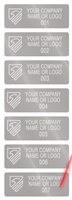 1,000 Silver Matte TamperVoidPro Metallic Tamper Evident Security Labels Seal Sticker, Rectangle 2" x 0.75" (51mm x 19mm). Demetalized Laser Customization. >Click on item details to customize it.