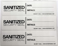 1,000 Medium Size White Area Seal Security Labels For Doors