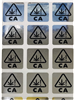 1,000 Silver Tamper Evident Security Labels California Marijuana Universal Symbol Warning Labels - Size: 0.75" x 0.75" (19mm x 19mm)