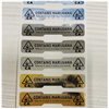 1,000 Silver Dog Bone California Contains Marijuana Tamper Labels Seal Sticker, Dogbone Size 1.75" x 0.375" (44mm x 9mm).